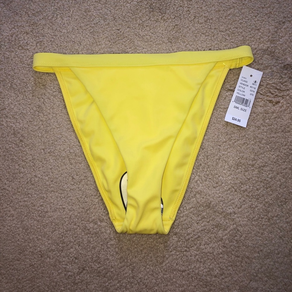 PacSun yellow bikini bottoms